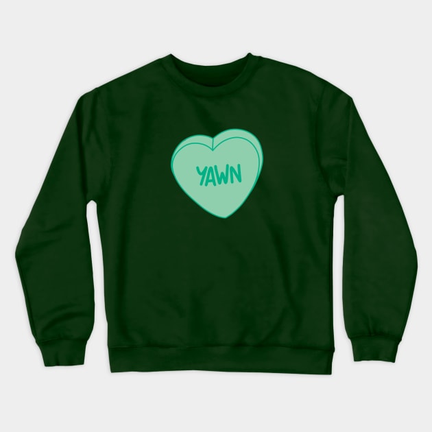 Yawn Crewneck Sweatshirt by lulubee